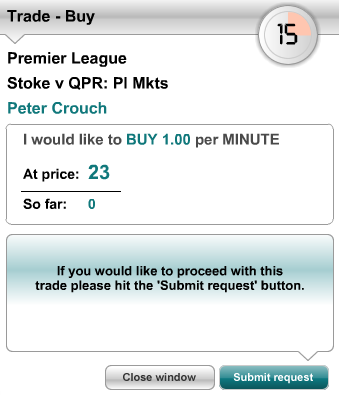 Buy Peter Crouch Player Goal Minutes at 23 