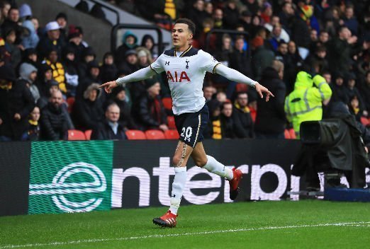 Dele Alli celebrating