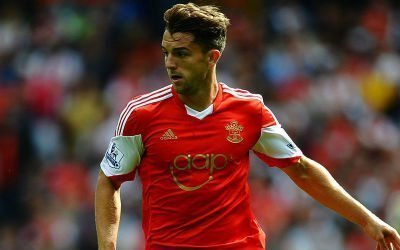 Jay Rodriguez looks ahead for the ball during an appearance for Southampton