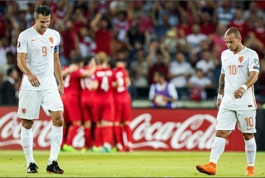 Robin van Persie and Wesley Sneijder