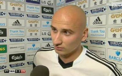 Jonjo Shelvey, now of Swansea, had a mixed performance against former club Liverpool