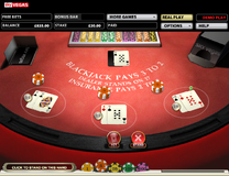 Blackjack stand on a high hand