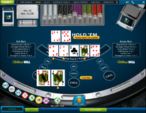 Casino hold'em player wins as dealer doesn't qualify